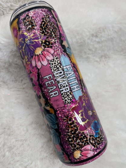 FAITH OVER FEAR Tumbler 20oz